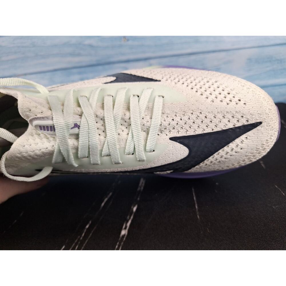 Mizuno Neo Zen Running Shoes White Soft Purple Green Cushioned Trainer Size 9 - Picture 8 of 15